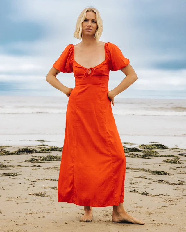 Burning Love Maxi Dress - Fiesta Red Chic Summer Maxi Dress
