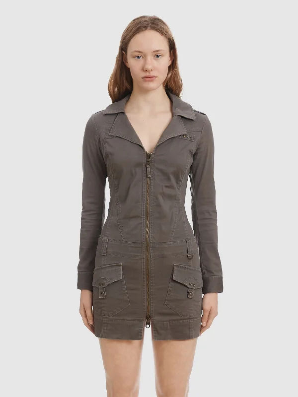 Diesel Mini Dress Cozy Wraparound Mini Dress