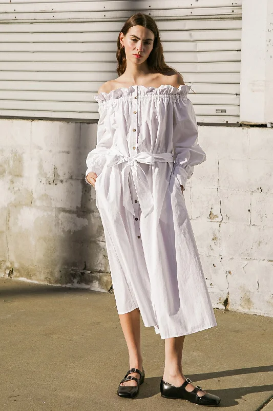 YOU'RE JUST MY TYPE WOVEN MIDI DRESS Comfortable Deep V Midi Dress