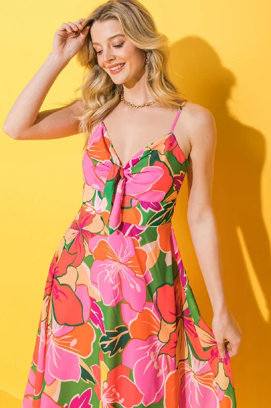CAFÉ DAY WOVEN MIDI DRESS Trendy Off-Shoulder Button Midi Dress