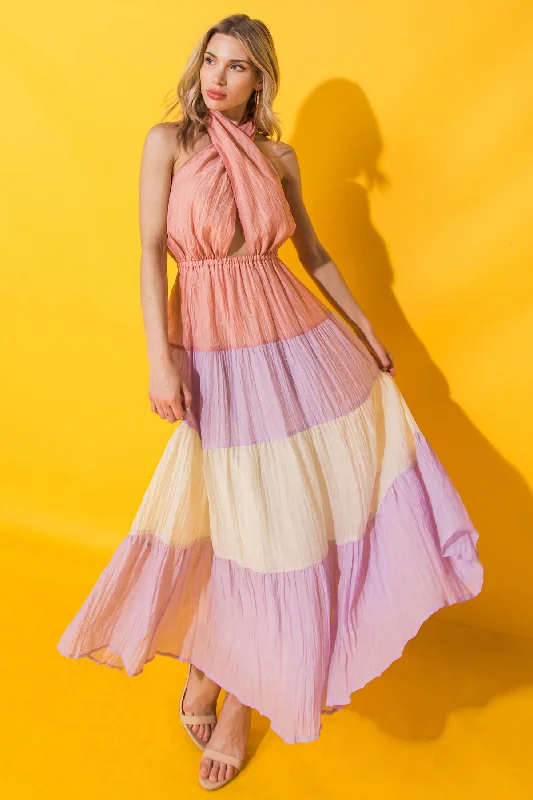 TOTALLY CHARMING WOVEN MIDI DRESS Comfortable Short Sleeve Midi Dress