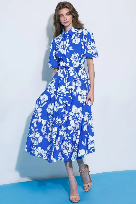 FIND YOUR PURPOSE WOVEN MIDI DRESS Trendy Knit Midi Dress
