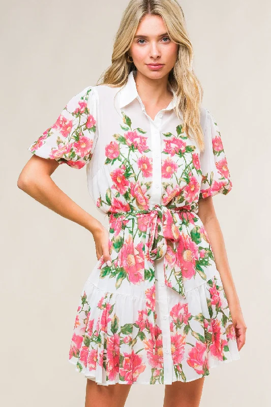 FEEL THE BEAT WOVEN MINI DRESS Stylish Ribbed Mini Dress