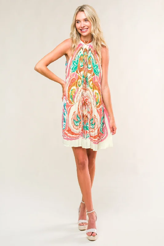 WHEREVER YOU WENT WOVEN MINI DRESS Comfortable Wrap Mini Dress