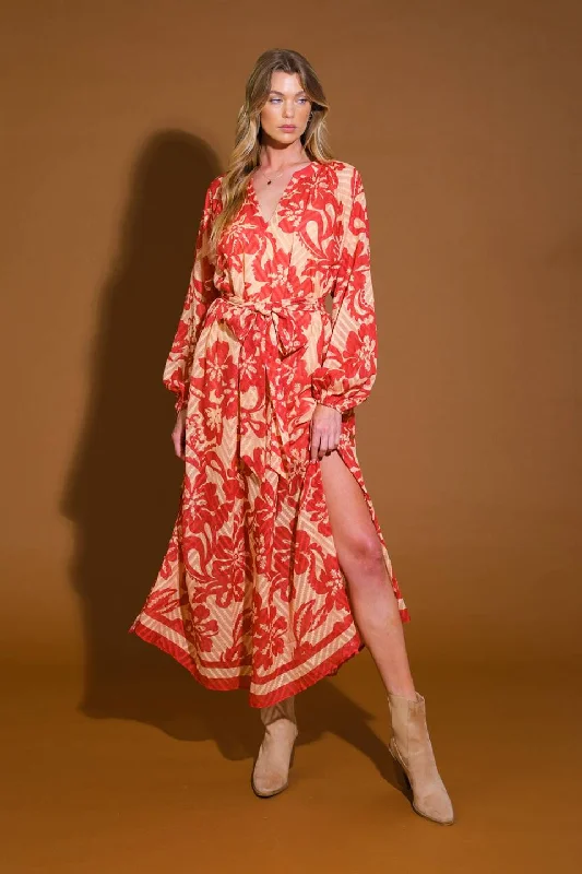 BACK IN ACTION WOVEN MIDI DRESS Cozy Spaghetti Strap Midi Dress