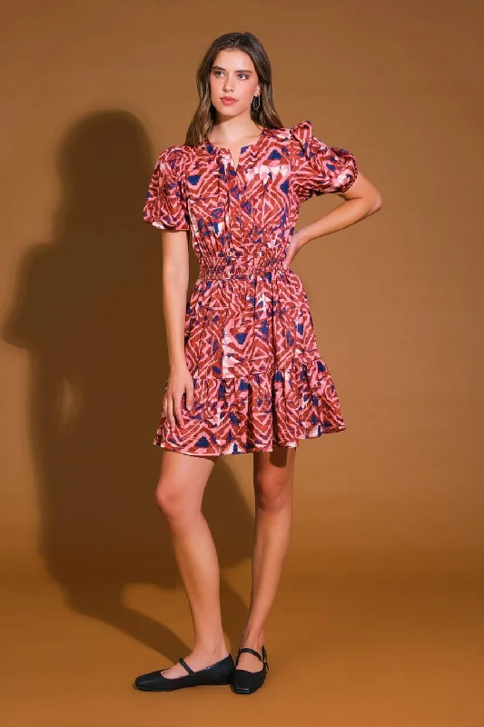 EXCEPTIONAL STATUS WOVEN MINI DRESS Modern Satin Mini Dress