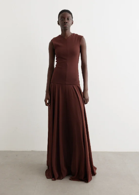 Illi Maxi Dress Elegant Velvet Maxi Dress