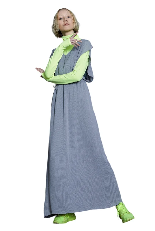 R259 MAXI DRESS Comfortable Cotton Maxi Dress