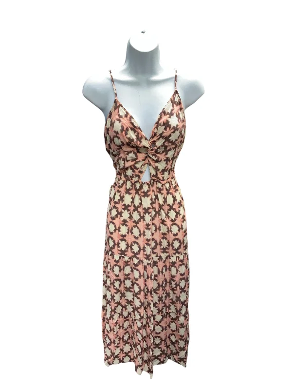 Loft Women's Maxi Dress Pink 12P Classic A-Line Maxi Dress