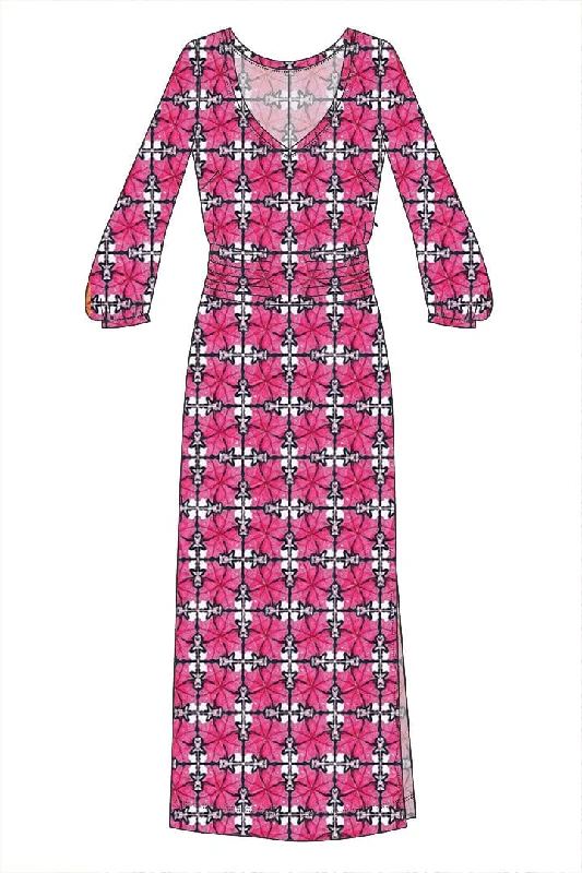 Maxi Dress Tivoli / Elfies Comfortable Long-Sleeve Maxi Dress