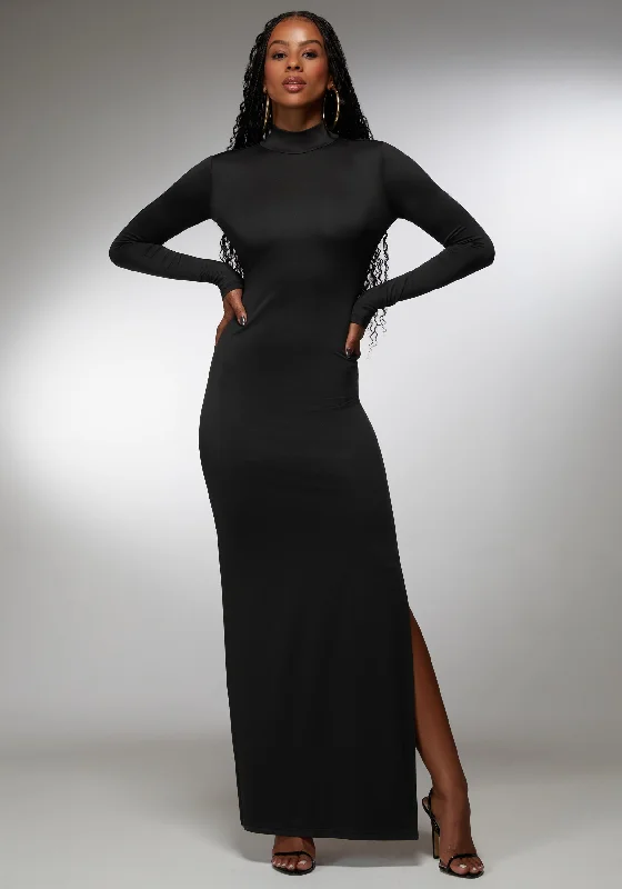 Open Back Chain Maxi Dress Chic Sleeveless Maxi Dress