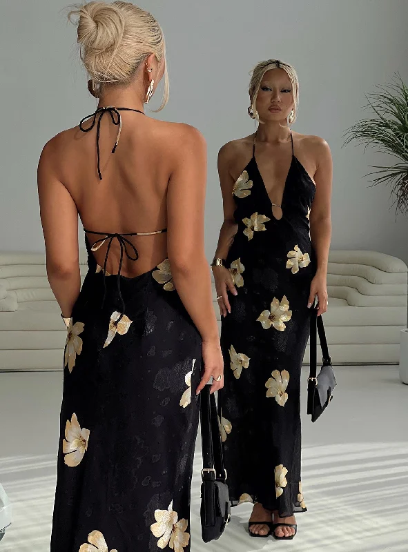 Yasminn Maxi Dress Multi Chic Summer Floral Maxi Dress