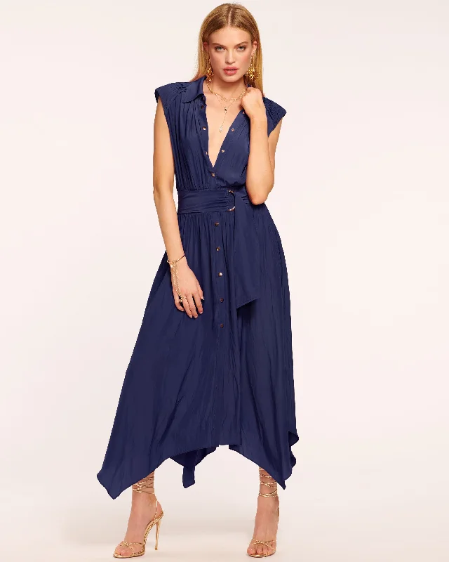 Ivy Belted Midi Dress