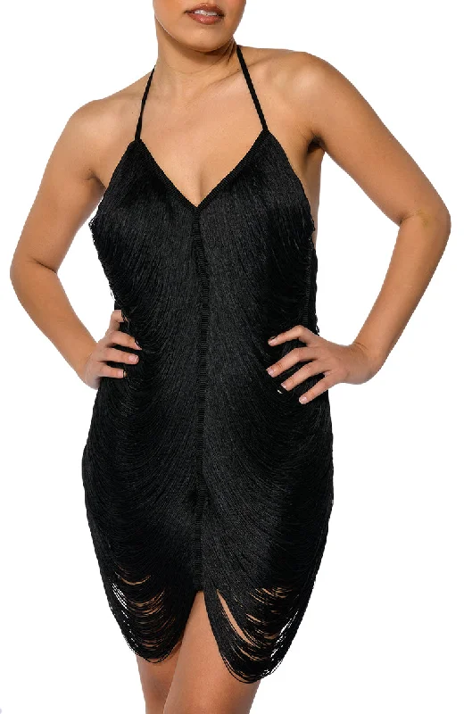 TWENTY-ONE BLACK MINI DRESS