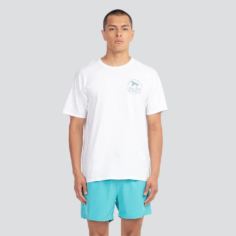 Pastel Turtle Basic T-Shirt Hooded Caped Shawl Collar