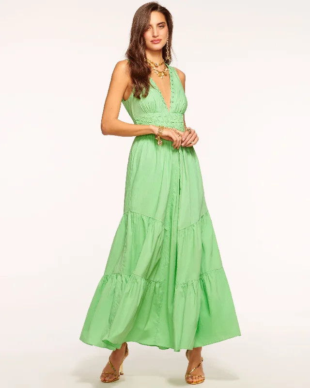 Azalea Poplin Maxi Dress