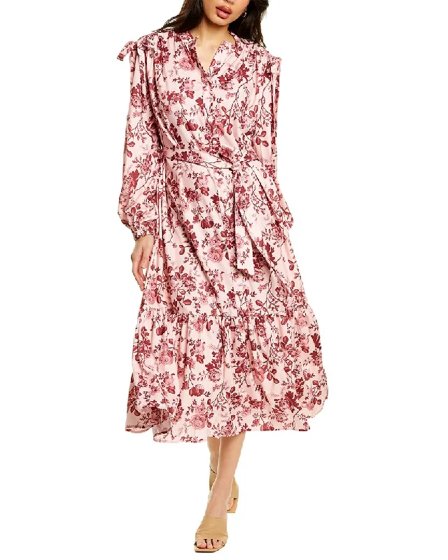 Beulah Tie-Sleeve Maxi Dress