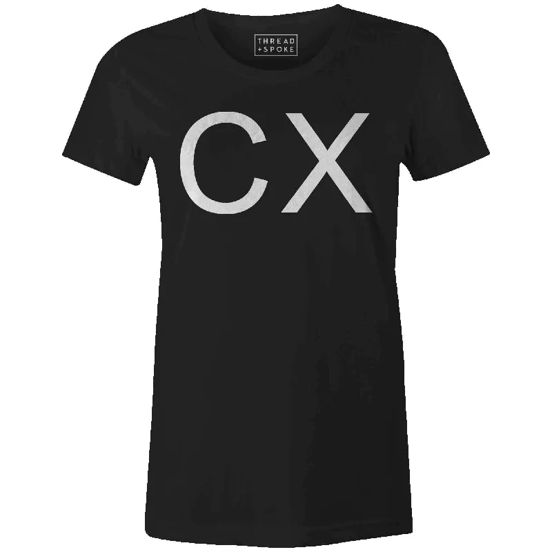 CX Tee Women's Solid Color Striped Floral