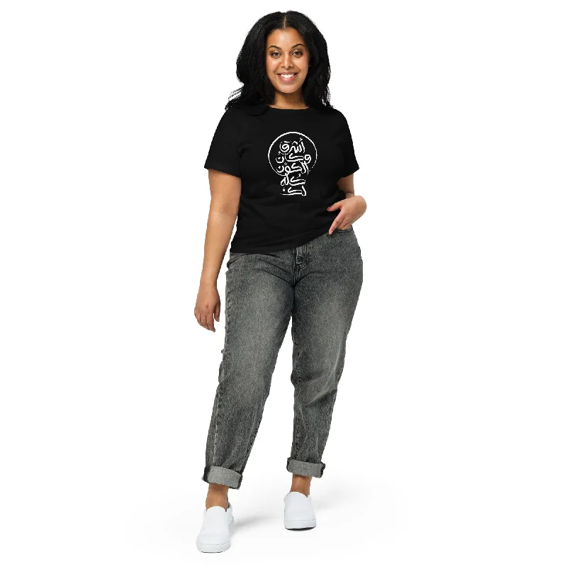 ESHREQ Women’s High-Waisted Tee Lace Blend Ribbed Blend Corduroy Blend