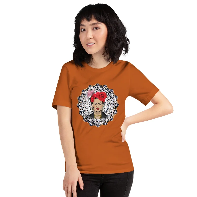 FRIDA Women's T-Shirt Anti-Pilling Machine Wash Handmade