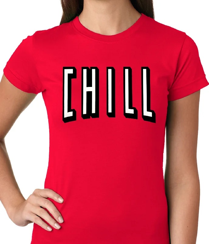Movie & Chill Funny Hook-up Ladies T-shirt Cozy Warm Stylish