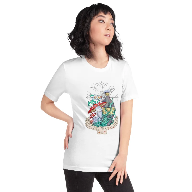 MYSTIC SYMBOLS Women's T-Shirt Iron Safe Non-Iron Wrinkle Free