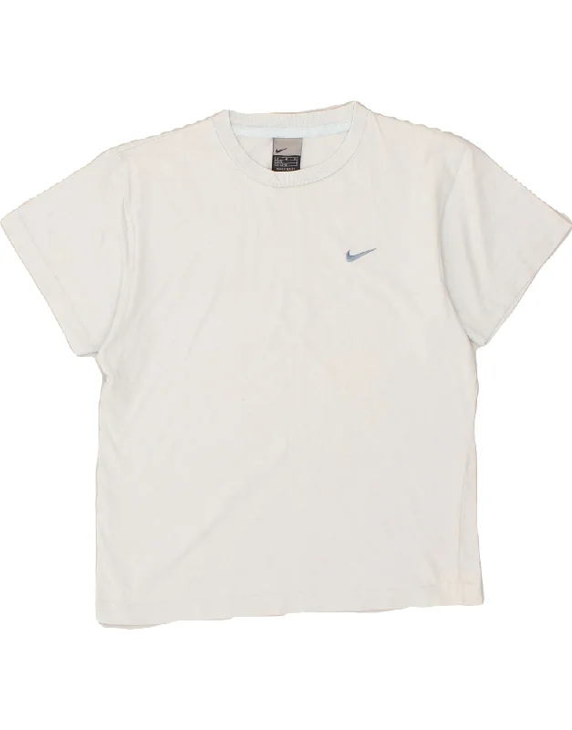 NIKE Womens T-Shirt Top UK 12 Medium Blue Cotton Satin Fabric Silk Fabric Chiffon Fabric NIKE Womens T-Shirt Top UK 12 Medium Blue Cotton Satin Fabric Silk Fabric Chiffon Fabric
