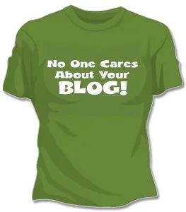 No One Care ABout Your Blog Girls T-Shirt Embroidered Appliqued Beaded