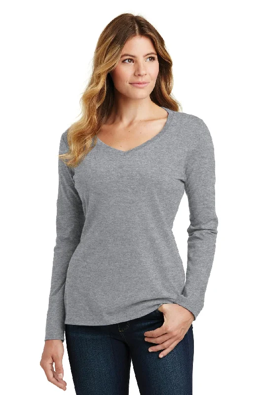 Port & Company Ladies Long Sleeve Fan Favorite V-Neck Tee. LPC450VLS Satin Blend Silk Blend Wool Blend Port & Company Ladies Long Sleeve Fan Favorite V-Neck Tee. LPC450VLS Satin Blend Silk Blend Wool Blend
