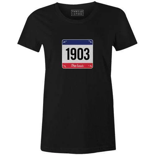 Race No Tee 1903 Women's Zippered Front Buttoned Front Snap Front
