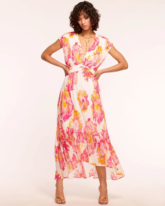 Rachel V-Neck Maxi Dress