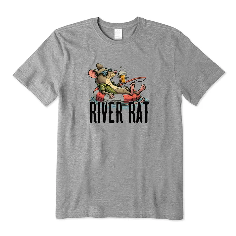 River Rat T-Shirt Sequined Glittery Shiny