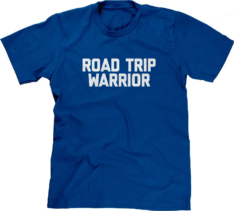 Road Trip Warrior T-Shirt Beaded Sequined Faux Fur