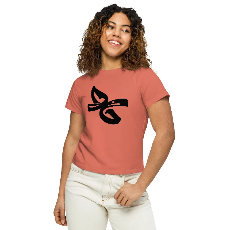 SHARP Women’s High-Waisted Tee Zippered Front Buttoned Front Snap Front