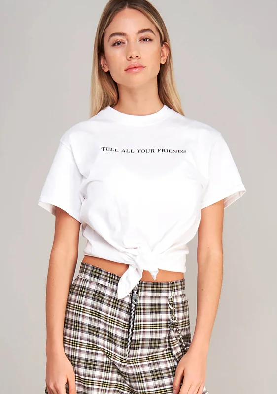 Rumour T-Shirt Collared T-Shirt Boat Neck A-Line