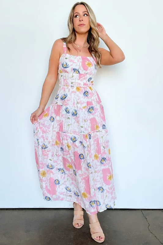 Zeinah Tiered Floral Maxi Dress - FINAL SALE