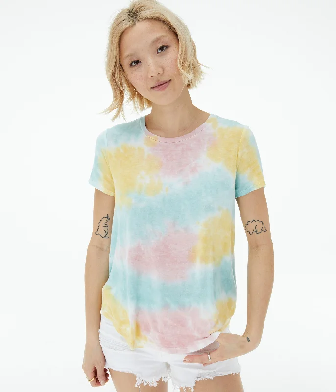 Aeropostale Seriously Soft Tie-Dye Crew Tee