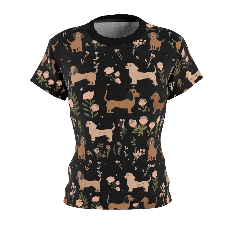 Blossom Hounds - Dachshund Tee