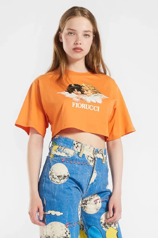 Vintage Angels Cropped T-Shirt