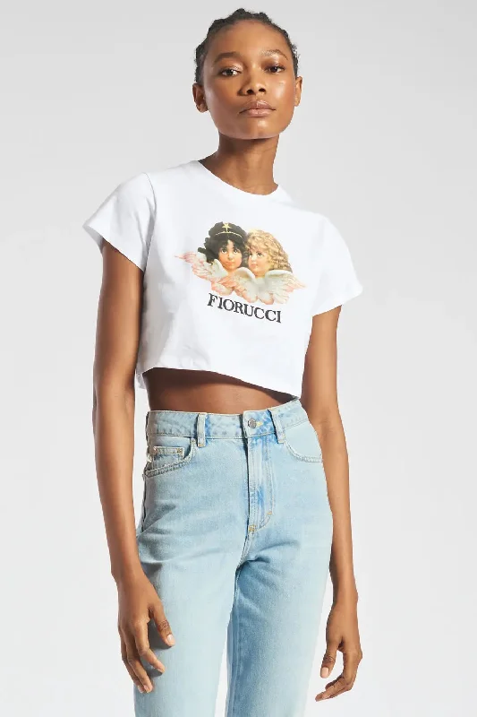 Vintage Angels Cropped Tee