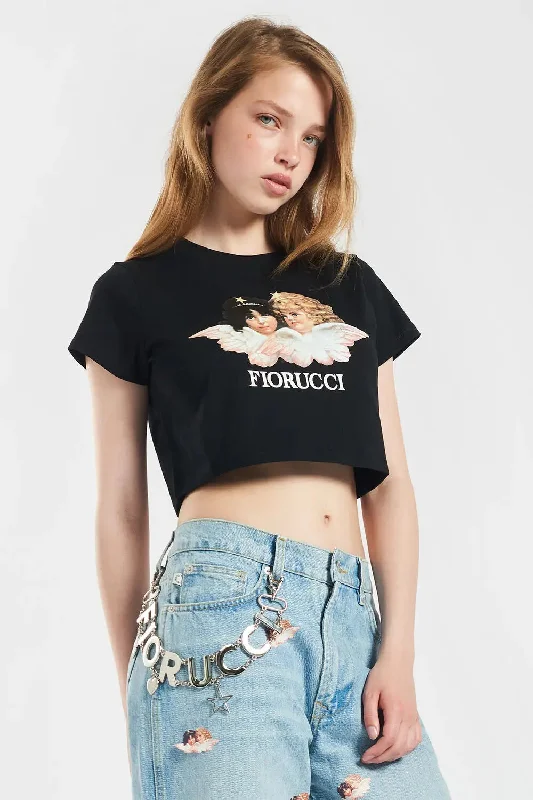 Vintage Angels Cropped Tee