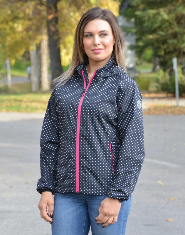Women's Killtec Kanani Allover Jacket Notch Collar Peter Pan Collar Cowl Neck