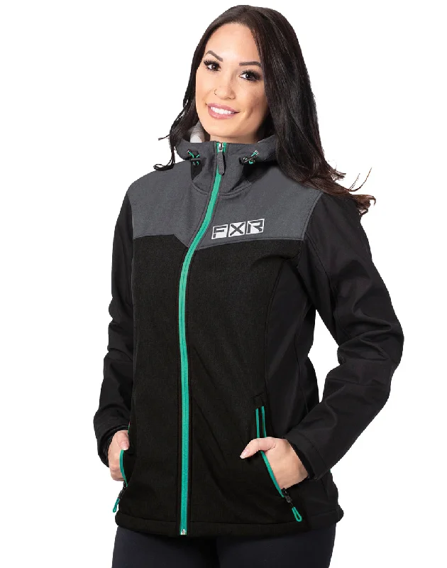 Women's FXR Pulse Softshell Jacket Elasticated Jacket Padded Jacket Insulated Jacket
