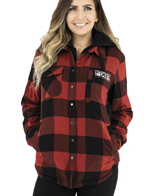 Women's FXR Timber Flannel Jacket Faux Fur Jacket Real Fur Jacket Shearling Jacket