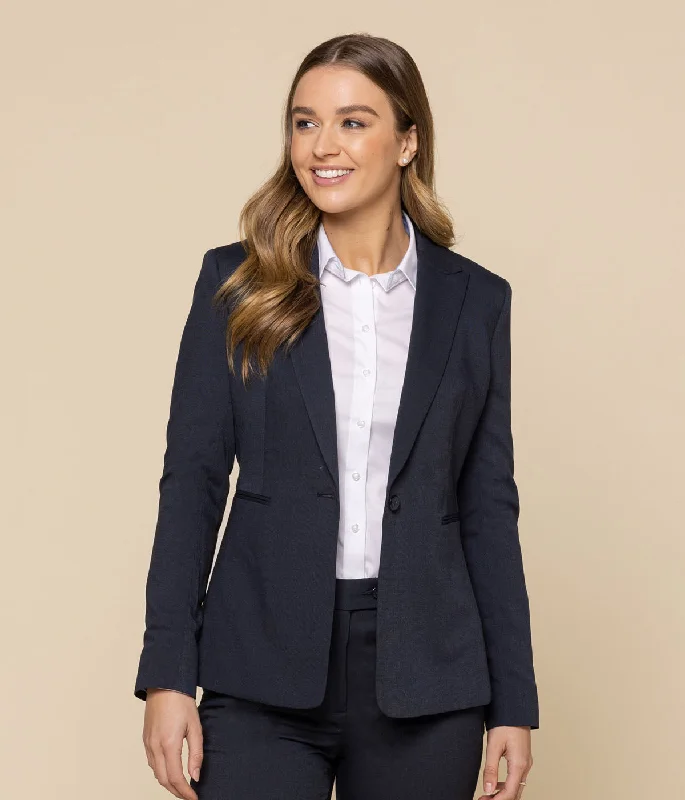 Elliot 1765WJ WOMENS WASHABLE ONE BUTTON JACKET Striped Jacket Polka Dot Jacket Floral Jacket