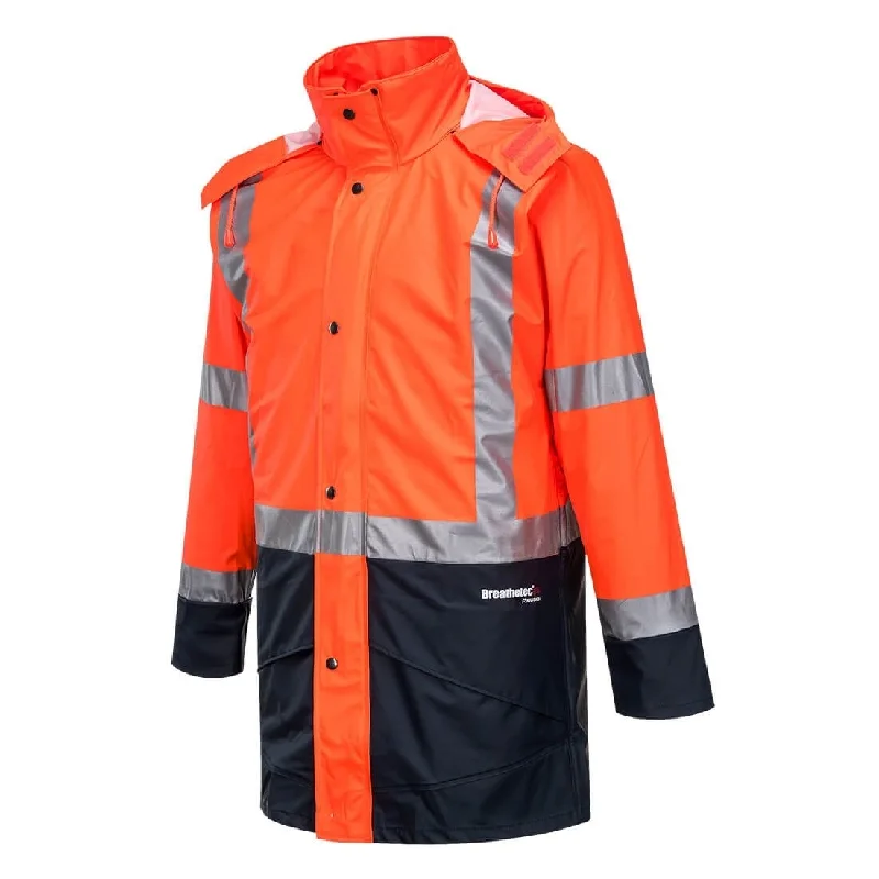 Wet Weather Hi-Vis Jacket Ribbed Jacket Pleated Jacket Ruffled Jacket