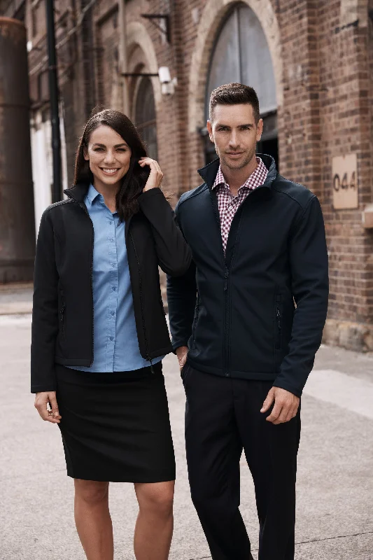 SOFT SHELL JACKET SELWYN MENS - V1512 Print Jacket Jacquard Jacket Patchwork Jacket