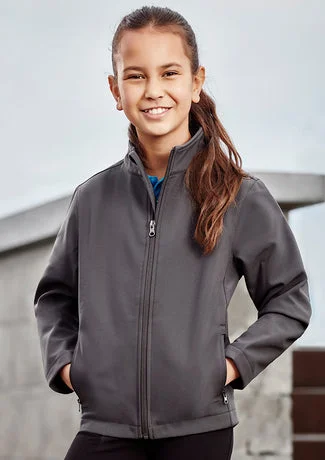 KIDS APEX LIGHTWEIGHT SOFTSHELL JACKET J740K V-Neck Jacket Boat Neck Jacket Square Neck Jacket