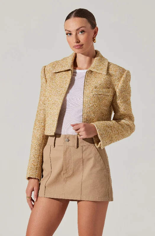 Lindsay Cropped Jacket Faux Fur Jacket Real Fur Jacket Shearling Jacket