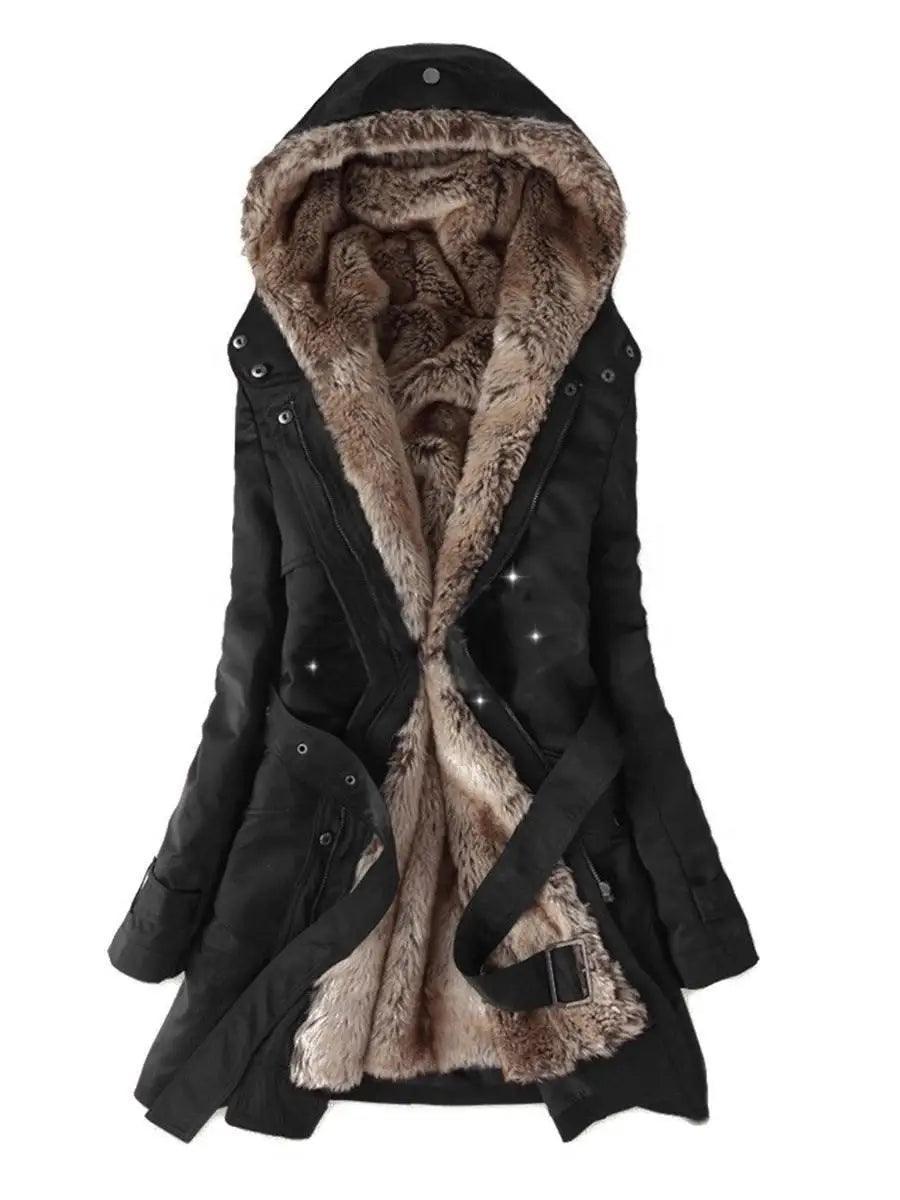 Casual Ladies Basic Coat jaqueta feminina jacket Warm Long Cotton Fabric Linen Fabric Terry Fabric Casual Ladies Basic Coat jaqueta feminina jacket Warm Long Cotton Fabric Linen Fabric Terry Fabric